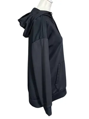 Mondetta Zip Up Performance High Neck Hoodie Sweatshirt Black Medium thumbnail 3