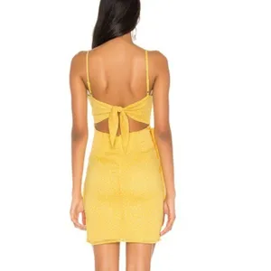 SUPERDOWN Morgan Mini Wrap Dress Size XS Yellow SPRING SUMMER thumbnail 10