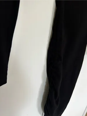 Lioness Black‎ Long Sleeve Ruched Side Mid Length Dress Size XXS thumbnail 3