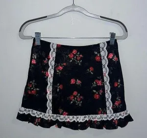 For Love & Lemons Black Mini Skirt thumbnail 3
