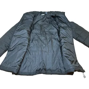 New Balance Women's Puffer Jacket‎ Black Full Zip Stand Collar Quilted Warm thumbnail 4