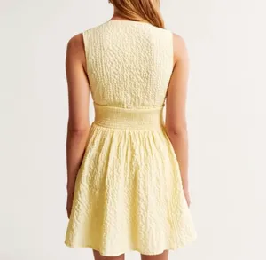 Abercrombie Yellow Cutout Mini Dress 🌼 thumbnail 2