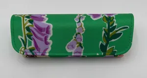 Vera Bradley Eyeglass Case Foxglove Fields Green Pattern Reading Sunglasses thumbnail 1