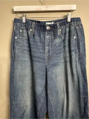 RAG & BONE Miramar Knit High Rise Wide Leg Jeans thumbnail 3