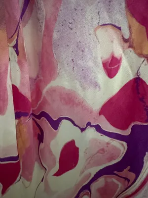 Abstract Print Cut Out Dress Purple Size XS thumbnail 8