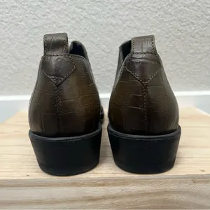 Frye Billy Shootie‎ Rosemary Green Western Ankle Boots 7 thumbnail 4