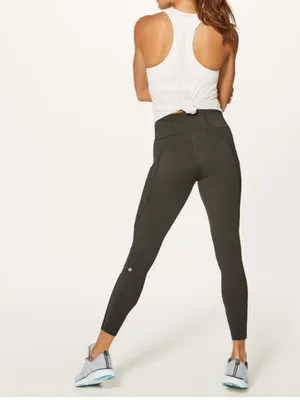 Lululemon fast and free high rise leggings reflective dark olive 8 thumbnail 3