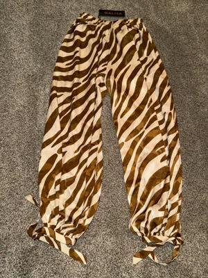 Galita Fashion Zebra Print Balloon Trousers Size M thumbnail 3