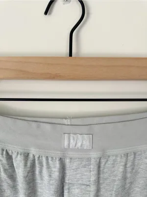 Skims Boyfriend Stretch-Modal & Cotton-Blend Jersey Track Pants Light Heather thumbnail 5
