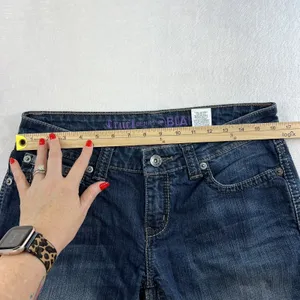 Cruel Denim 13 30L‎ Blake Jeans Blue Bootcut Stretch Western Distressed Rocky thumbnail 10