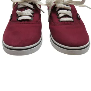 Vans Classic Low Top Skate Shoes Maroon Burgundy Sneakers Size 7.5 thumbnail 4