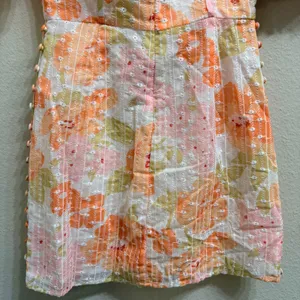 Sabo Skirt Genevive Corset Floral Mini Dress Size Small Offshoulder Ruffle Coquete thumbnail 10