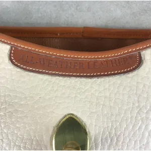 DOONEY & BOURKE VTG All Weather Leather Calvary Spectator Crossbody Bag Made USA thumbnail 9