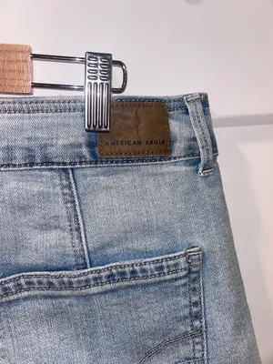 American Eagle Jean Mini High-Rise Skirt thumbnail 3