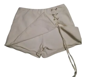 Altar'd State White Denim Skort Size Small thumbnail 5
