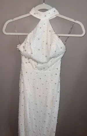 Oh Polly Embellished White Dress thumbnail 3