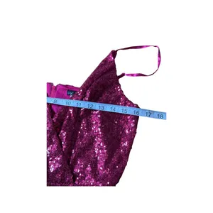 Venus Womens Sequin Romper V-Neck Spaghetti Strap Size L Sparkly Glam Party NEW thumbnail 7