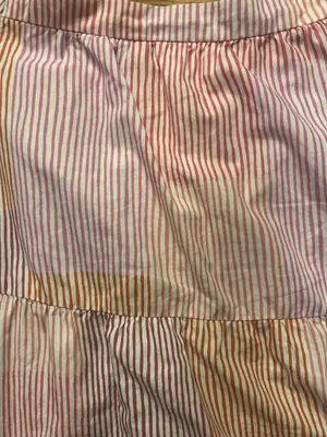 Maeve Striped Square-Neck Tiered Blouse thumbnail 3