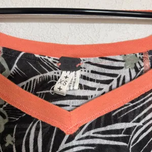 We The Free Free People Tropical Palm Print Dolman Mesh Top XS Boho Slouchy thumbnail 5