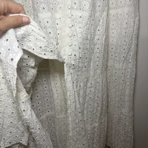 Alice+Olivia SHANTELLA TIERED BUTTON MAXI DRESS in Off White 10 Rush Sorority thumbnail 7