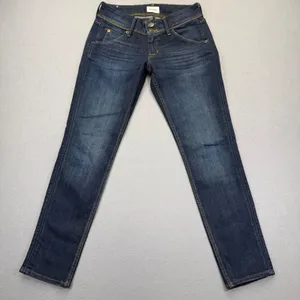 Hudson Collin Skinny Jeans Womens 24 Dark Wash Low Rise Double Button Denim‎ thumbnail 1