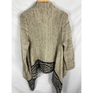BCBGMaxazria Knit Open Front Wool Blend Cardigan Sweater Size Large thumbnail 5