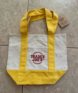Trader Joe’s yellow mini tote thumbnail 1