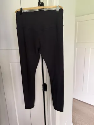 Athleta Rib Elation Tights Black Leggings Ultra High‎ Rise thumbnail 6