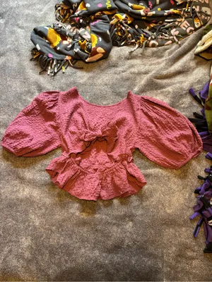Free People Mauve Short Sleeve Top thumbnail 2