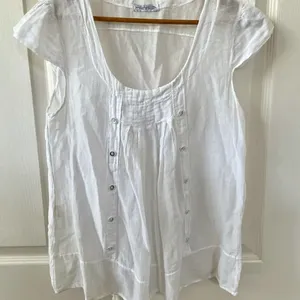 F de la Passion white tank top thumbnail 2