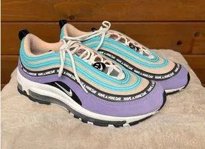 Nike Womans Air Max 97 'Have A Nike Day' sneakers Sz 8.5 BQ9130-500 thumbnail 1