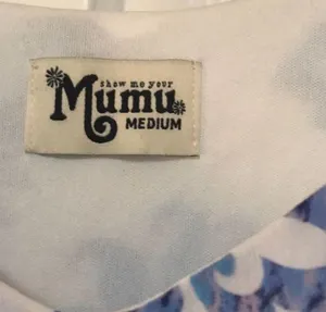 Show Me Your Mumu Blue And White Shift Dress thumbnail 3