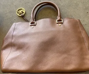 Michael Kors Womens Jet Set Chain Soft Genuine Leather Shoulder Tote Bag thumbnail 1