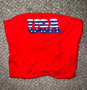 USA Tube Top Red Size M thumbnail 1