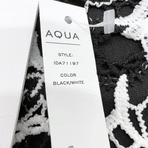 AQUA Floral Lace Sheath Dress Women XS Ruffle Cocktail Elegant Chic‎ Feminine thumbnail 9