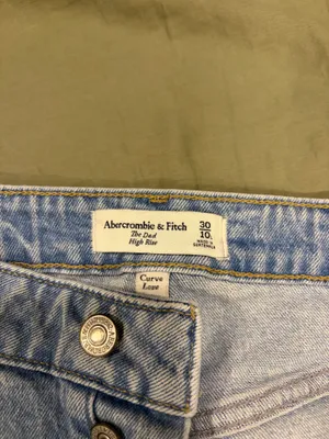 Abercrombie and Fitch The Dad High Rise Jeans thumbnail 5