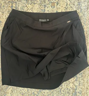 Rafaella Women's Black Athletic Skort with Built-in Shorts, Size XL thumbnail 1