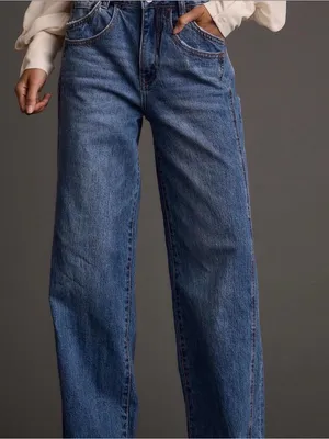 ✨NWT 12th Tribe Presley Cuffed Straight Leg Jeans 25✨ thumbnail 2