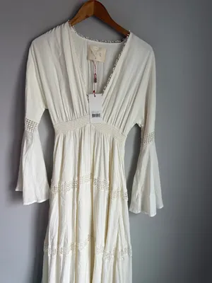NEW The Jetset Diaries hammock maxi dress in Ivory Medium thumbnail 6