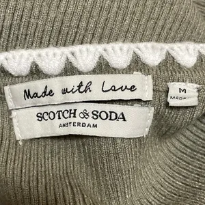 Scotch & Soda Women's Green Ribbed Knit Stitch Trim Sleeveless Tank Top Size M thumbnail 4