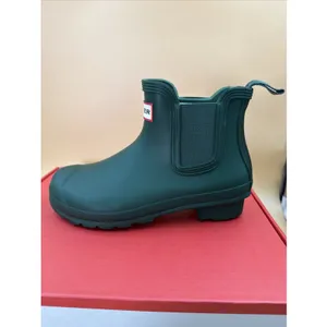 Hunter Original Chelsea Women's Waterproof Ankle Rain Boots, Green Size 6 thumbnail 9