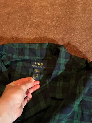 Men's Polo Ralph Lauren sleep Flannel size large 100% cotton thumbnail 5