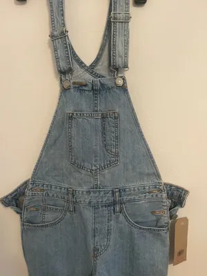 Levi's Light Blue Overalls. Size Xs thumbnail 4
