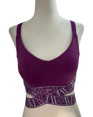 Adore Me Women Size Small Purple Sports Bra Activewear (10F-28) thumbnail 1