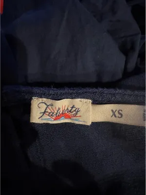 Faherty Navy Blue Midi Dress with Smocked Waist, Size XS thumbnail 5