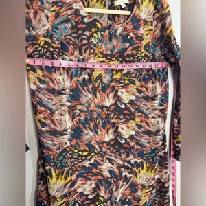 Love, Fire Multicolor Abstract Dress thumbnail 8