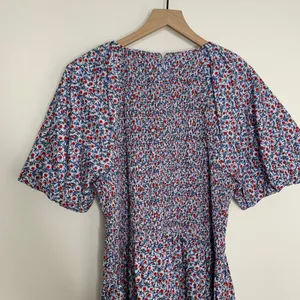 J. Crew Meadow Floral Smocked Midi Dress Cottagecore Prairie Modest Womens XL thumbnail 7
