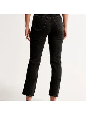 Abercrombie & Fitch Ultra High Rise Ankle Straight Jean thumbnail 2