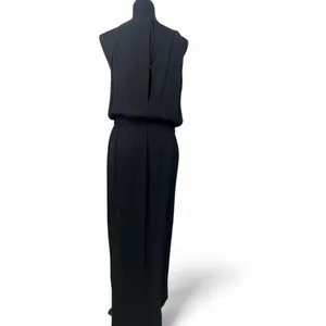 BABATON ARITZIA | L | Womens Black Sleeveless Wide Leg Crop Jumpsuit Drawstring thumbnail 6