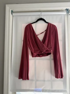 Lulus Surplice Blouse  thumbnail 2